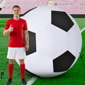 Hollowfly 6ft Giant Inflatable Soccer Ball Decoration for Outdoor,Soccer / Waterproof Polyester, Quick
