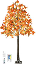 6 ft Lighted Maple Tree, 130 LEDs