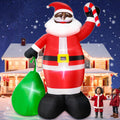 12 x 7.5 ft Inflatable Santa Claus