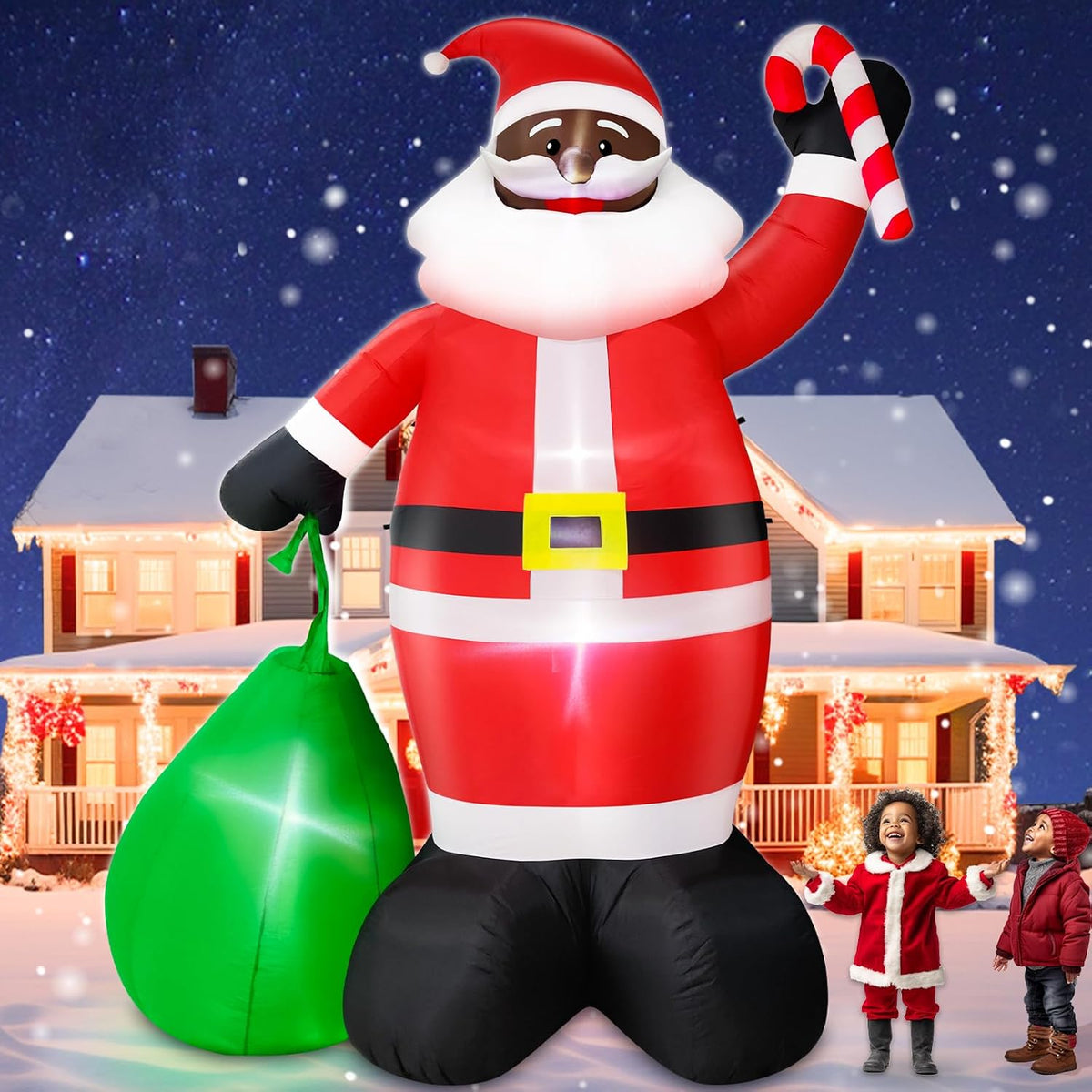 12 x 7.5 ft Inflatable Santa Claus