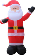 BZB Goods 14 FT Giant Christmas Inflatable Santa Claus / Lighted Outdoor/Indoor Yard Blow-Up Holiday