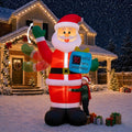 10 ft Inflatable Waving Santa with Countdown