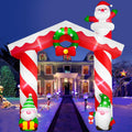 Danxilu 10 FT Giant Christmas Inflation Archway Outdoor Decoration, Blow Up Yard Decorations with Gnomes &