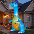 Halloween Inflatables Decoration 12FT Large Dinosaur Outdoor Decor / Giant Inflatables, Large Blue Dinosaur