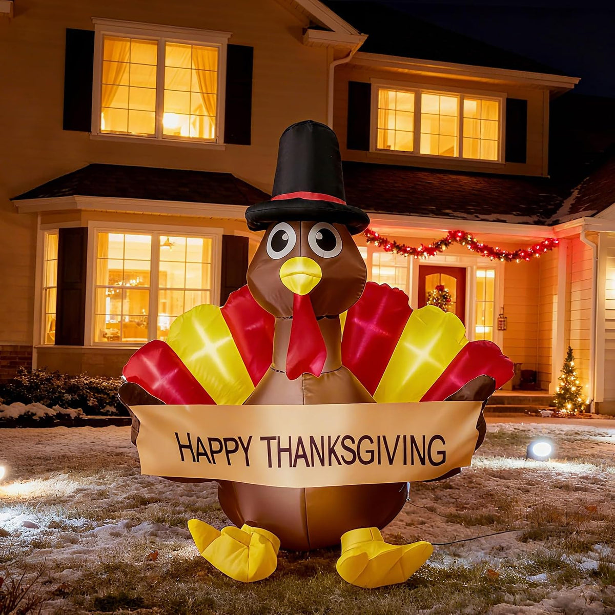 4 ft Inflatable Thanksgiving Turkey